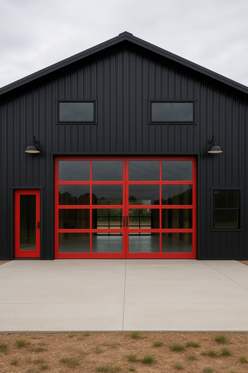 black farmhouse metal doors nashville